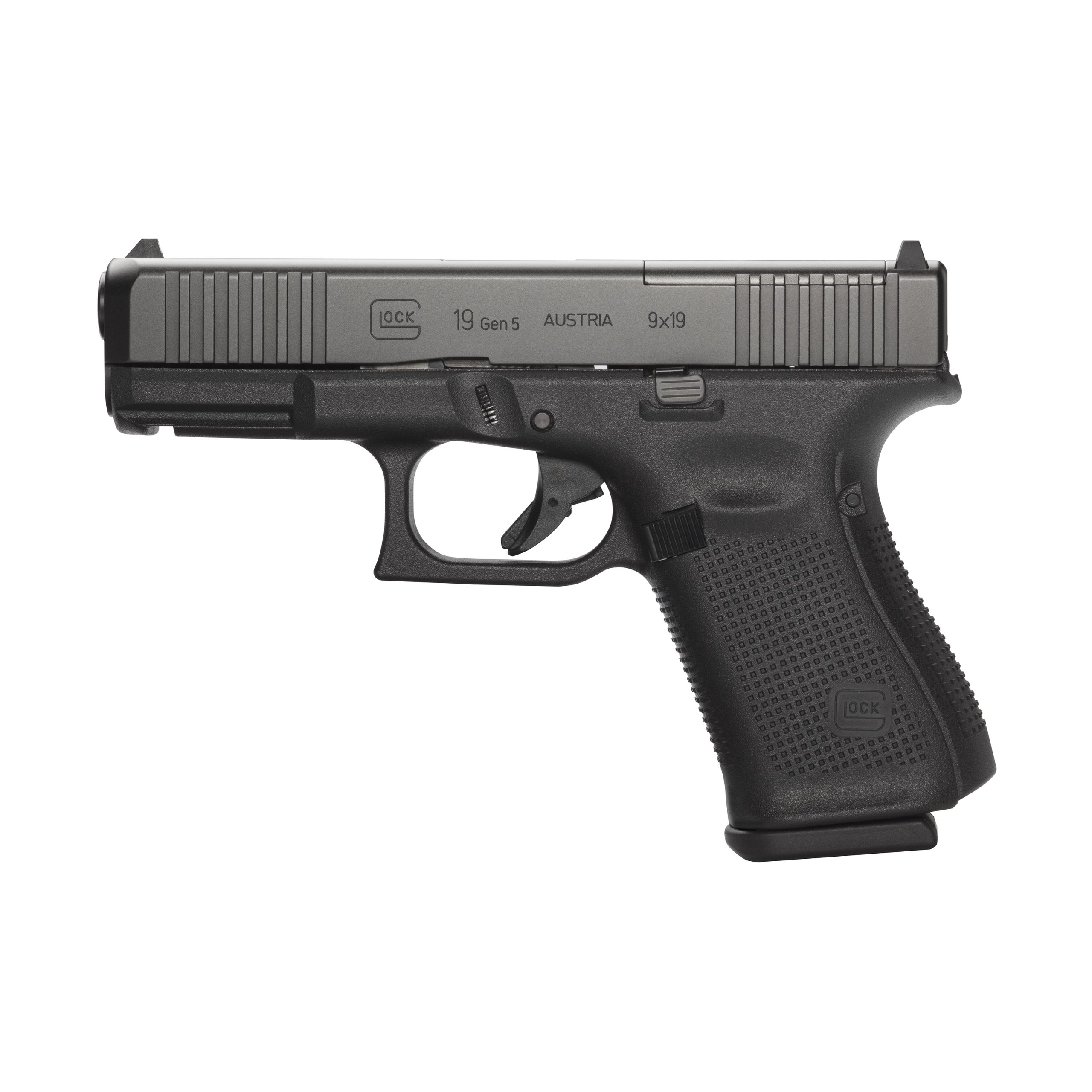 Glock G19 G5 MOS BLK 9MM