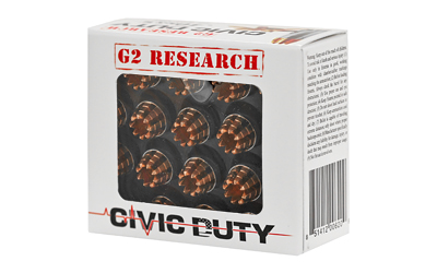 G2R CIVIC DUTY 40S&W 122GR 20/500 - Image 3
