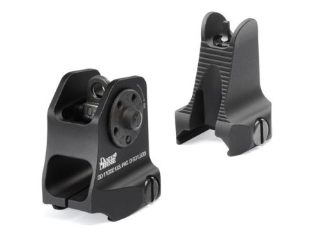 DANIEL DEFENSE FRONT/REAR SIGHT COMBO BLK