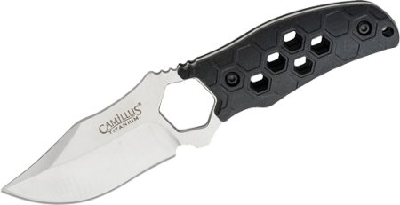 CAMILLUS COMB FIXED BLADE - 3.5" SS BLADE HONEYCOMB BLACK