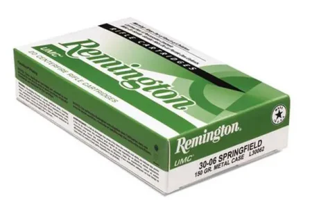 REMINGTON 30-06 SPRGFLD 150G FMJ 20RD BX/200RD CS