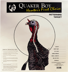 QUAKER BOY PAPER TARGET TURKEY - 20" X 20" 100-PACK
