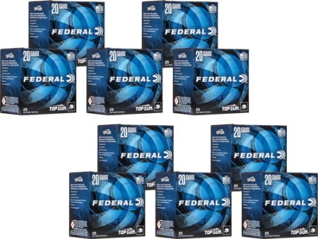 FEDERAL TOP GUN 20GA 7/8OZ - #7.5 1210FPS 250RD CASE LOT