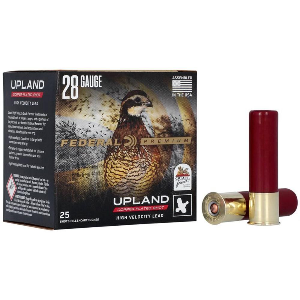 Federal Premium Wing-Shok Hi Brass 28 ga 2 3/4" MAX 3/4 oz #8 - 25/box