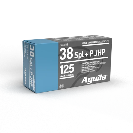 AGUILA 38 SPL JHP 125GR 50RD BOX 10 BXS PER CS