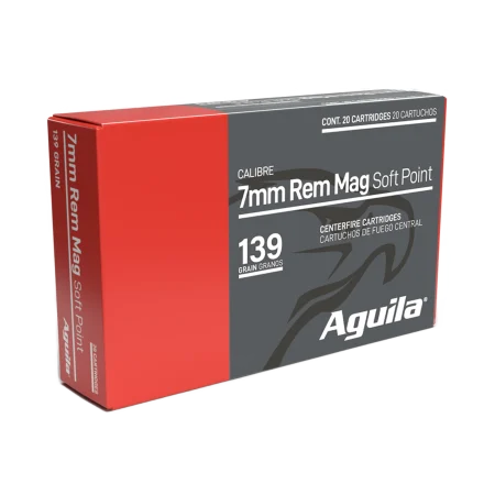 AGUILA 7MM REM MAG 139GR INTERLOCK BTSP 20RD BX 10 BOXES PER CASE