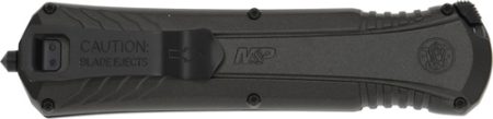 S&W KNIFE M&P OTF 3.5" AUS-8 - BLADE TIP DOWN CARRY W/SAFETY