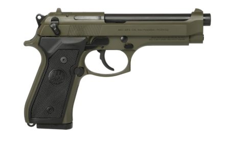 BERETTA 92FS 9MM OD GREEN 4.9" 15+1