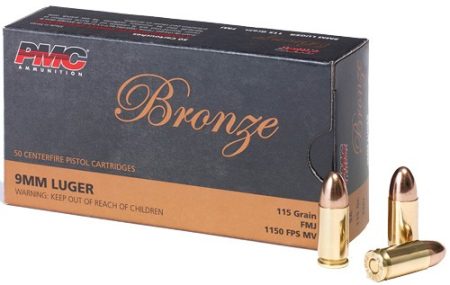 PMC 9MM LUGER 115GR FMJ - 50RD 20BX/CS