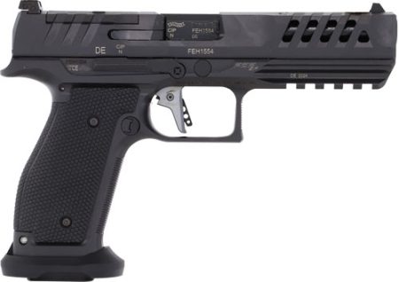 WALTHER PDP SF MATCH 9MM 5" OR - 10-SHOT BLACK STEEL FRAME