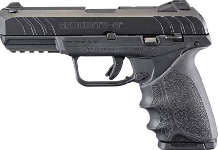 RUGER SECURITY-9 9MM LUGER - ADJ 10-SHOT BLUED HOGUE HANDAL