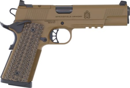 SPRINGFIELD 1911 TRP 45ACP AOS - 5" 8RD COYOTE BROWN