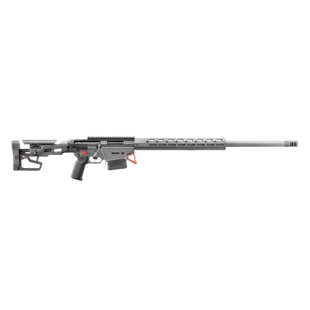 Ruger Precision Stealth Grey Rifle 6mm GT 10rd Magazine(2) 26" Threaded Barrel Two-Stage Trigger